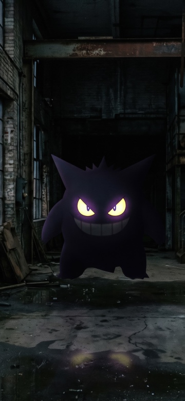 POKÉMON Gengar, Abandoned building