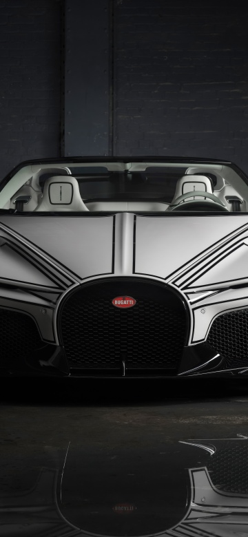Bugatti W16 Mistral Blanc Éternel, Dark aesthetic
