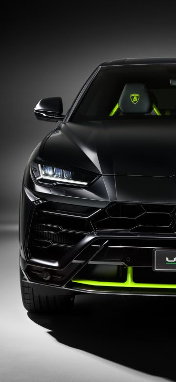 Lamborghini Urus Graphite Capsule, 5K, 2021, Dark background, Black cars, 8K