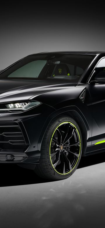 Lamborghini Urus Graphite Capsule, Black cars, 2021, Dark background, 5K, 8K