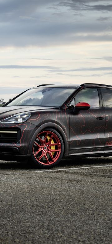 Porsche Cayenne Turbo, Black Box-Richter, Custom tuning, 5K, 8K, 2020