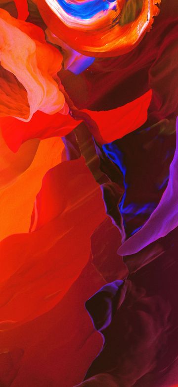 Fire, Lower Antelope Canyon, Paranoid Android, Stock, Calidity, 5K, 8K