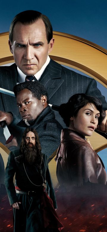 The King's Man, Ralph Fiennes, Djimon Hounsou, Rhys Ifans, Gemma Arterton, Harris Dickinson, 2021 Movies, 5K