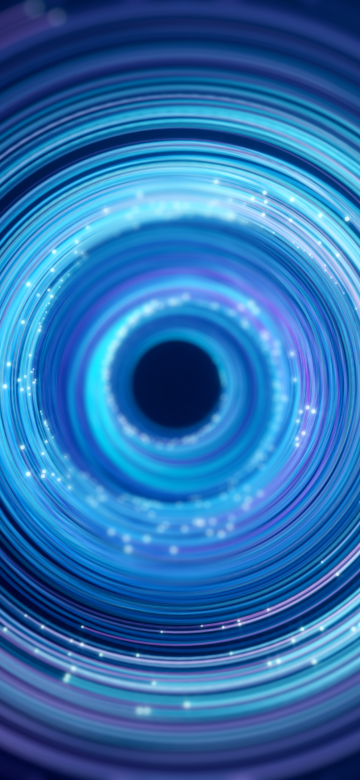 Spiral, Circles, Blue, Experiment, Render