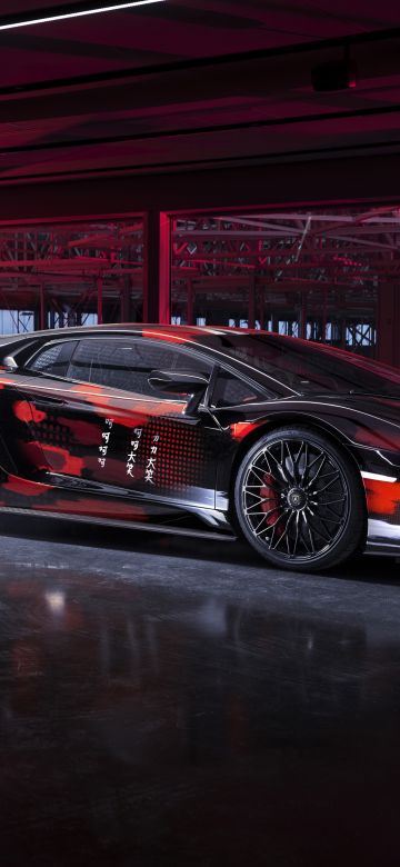 Yohji Yamamoto, Lamborghini Aventador S, 2021, 5K, 8K