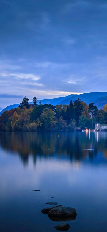 Derwent Island, Derwentwater, Lake District National Park, Cumbria, England, Cold, Body of Water, 5K