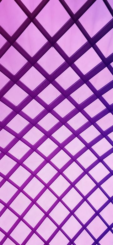 Mesh Illustration, Atrium, Purple background, Texture, National Portrait Gallery, Washington DC, Ceiling, Geometrical, Symmetrical