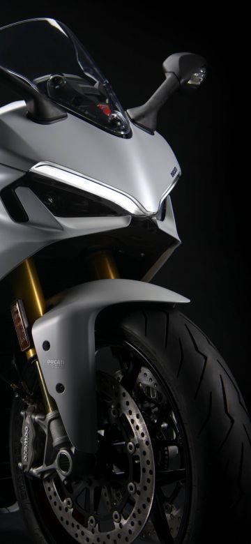 Ducati SuperSport 950, 8K, Sports bikes, Black background, 2021, 5K