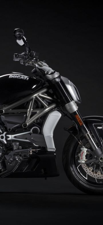 Ducati XDiavel S, Black bikes, Cruiser motorcycle, 2021, Dark background, 5K