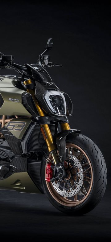 Ducati Diavel 1260 Lamborghini, Dark background, 2021, 5K