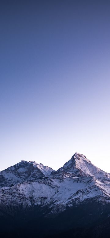 Poon Hill, Nepal, Himalayas, Hill Station, Snow covered, Mountain range, Glacier, Peaks, Mountain View, 5K