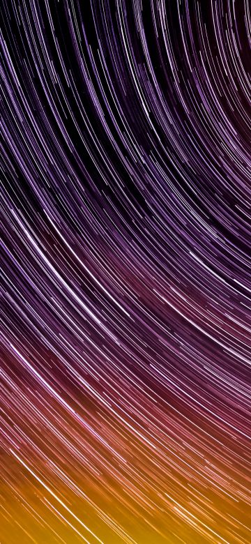 Star Trails, Timelapse, Astronomy, Outer space, Pattern, Night sky, Long exposure, Science, Purple light, 5K