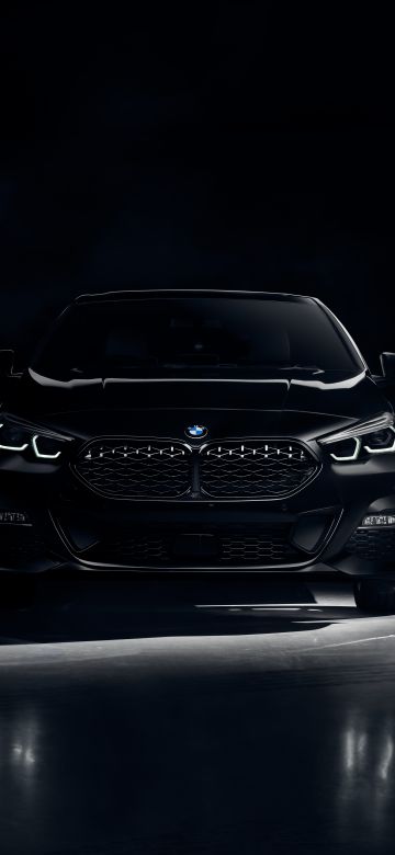 BMW 220d Gran Coupé M Sport, 8K, Black Edition, BMW 2 Series, Dark background, 2021, 5K, AMOLED