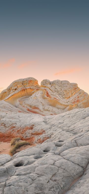 macOS Big Sur, Vermilion Cliffs, Stock, Daytime, Sedimentary rocks, Daylight, Golden Sky, iOS 14, 5K