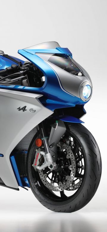 MV Agusta Superveloce Alpine, Limited edition, 2021, White background, 5K