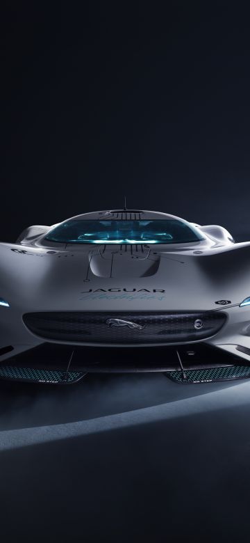 Jaguar Vision Gran Turismo SV, 5K, Hypercars, Concept cars, Dark background, 2021