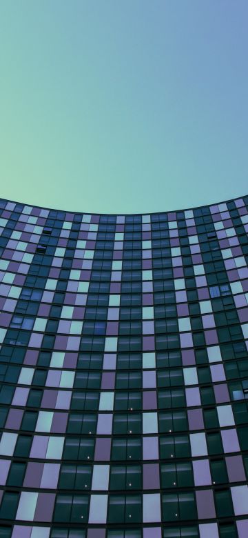 High rise building, 5K, Low Angle Photography, Gradient background, Looking up at Sky, Office building, Pattern, Skyscraper