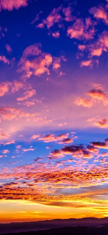 Golden hour, 5K, Sunset, Clouds, Landscape