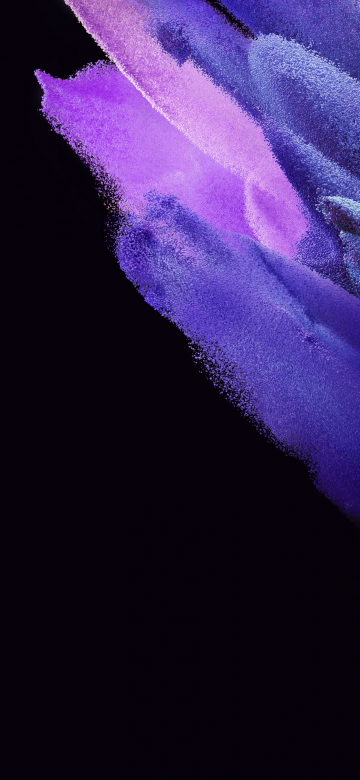 Samsung Galaxy S21, Purple, Stock, AMOLED, Particles, Pink, Black background