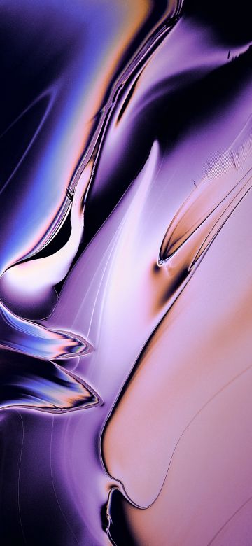 macOS Mojave, Abstract background, Stock, Purple abstract, 5K