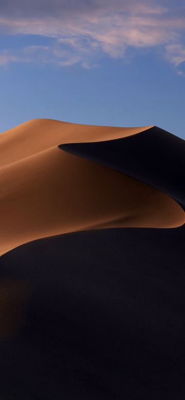 macOS Mojave, Sand Dunes, Mojave Desert, California, Evening, 5K, Stock