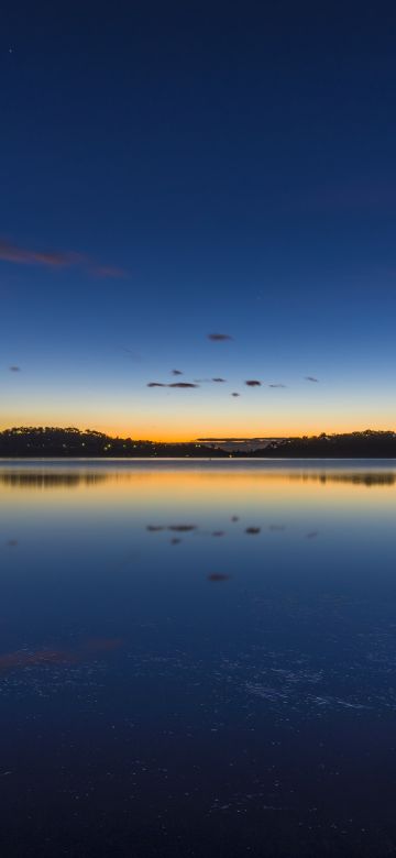 Narrabeen Lake, Sydney, Australia, Landscape, Long exposure, Reflection, Sunrise, Dawn, Body of Water, Clouds, 5K