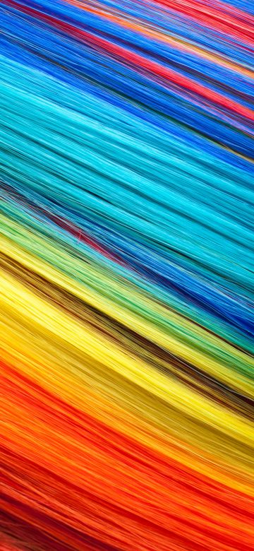 Threads, Multicolor, Texture, Colorful background, 5K