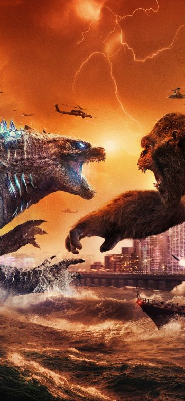 Godzilla vs Kong, Boss Fight, 2021 Movies, 5K