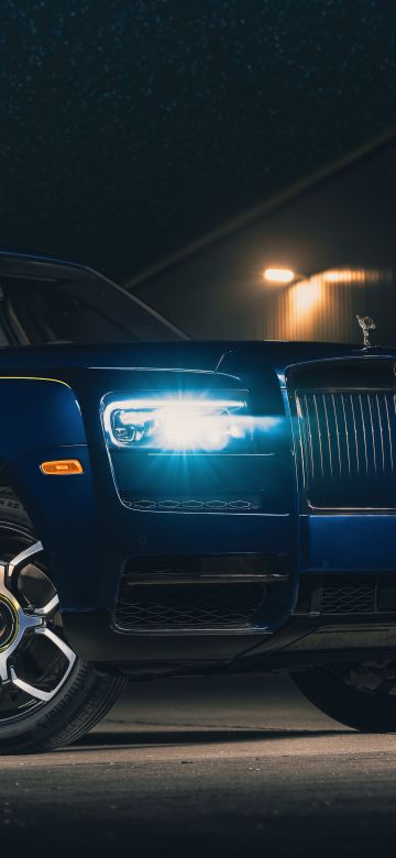 Rolls-Royce Cullinan Black Badge, Night, 2021, 5K, 8K