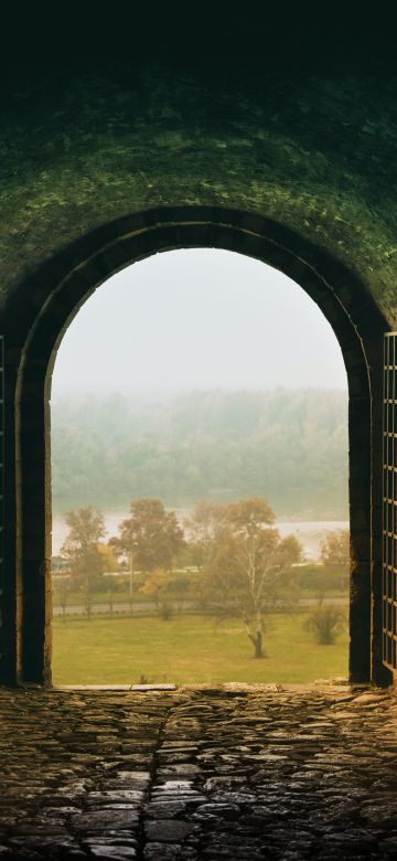 Belgrade Fortress, Entrance, Beograd, Serbia, Ancient architecture, Gate, Arch, Field, Kalemegdan Fortress, 5K