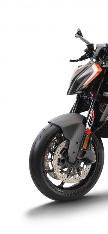 KTM 1290 Super Duke RR, White background, 2021, 5K, 8K