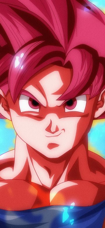 Goku, Super Saiyan God, Dragon Ball Super, 5K