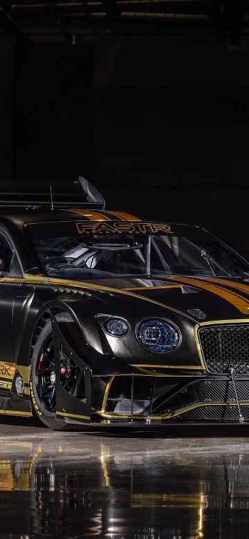 Bentley Continental GT3, Pikes Peak, 2021, Dark background