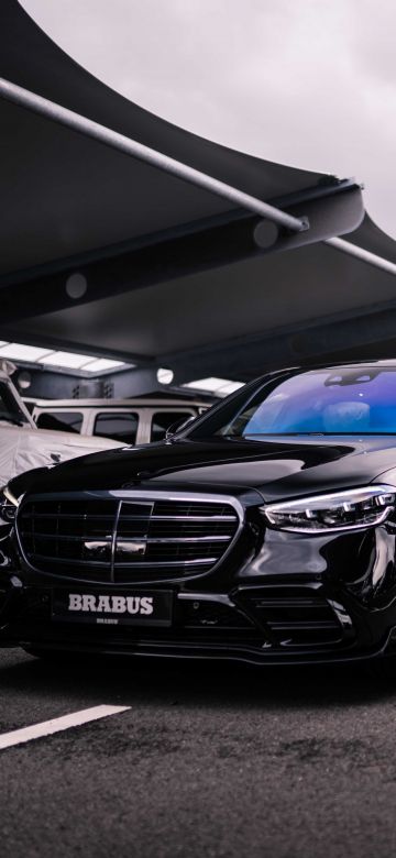 BRABUS 500, Mercedes-Benz S 500 L 4MATIC, 2021, Black cars, 5K