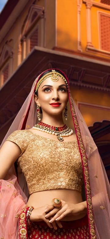 Kiara Advani, Traditional, Bollywood actress, Bride, Beautiful actress, Indian actress, 5K