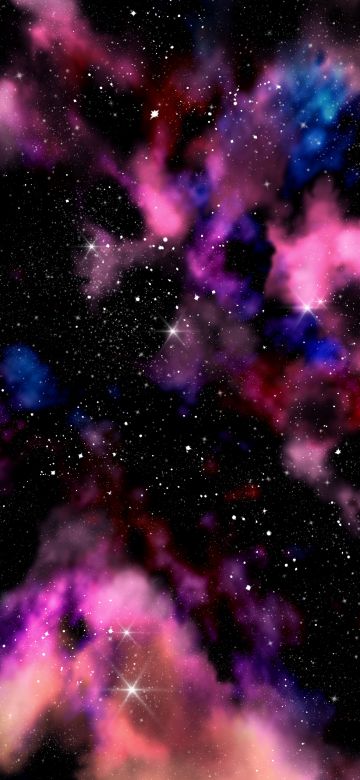 Galaxy, Astronomy, Milky Way, Stars, Deep space, Colorful, Nebula