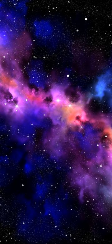 Galaxy, Milky Way, Stars, Deep space, Colorful, Astronomy, Nebula