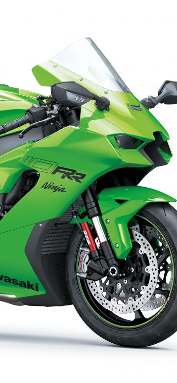 Kawasaki Ninja ZX-10R, Superbikes, Sports bikes, 2021, White background, 5K