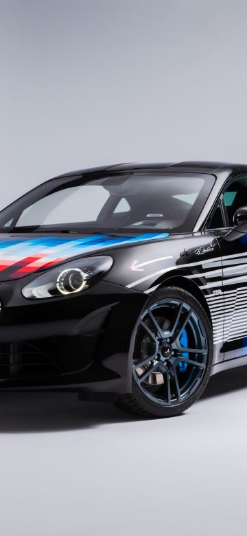 Alpine A110 x Felipe Pantone, Art Car, 2021, 5K, White background