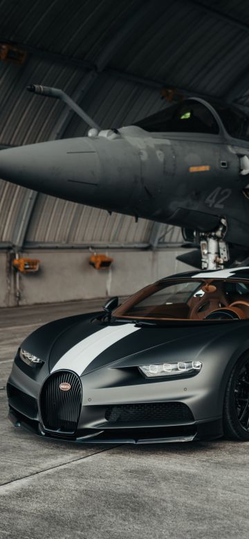 Dassault Rafale, Bugatti Chiron Sport Les Légendes du Ciel, Hyper Sports Cars, 2021, 5K, 8K