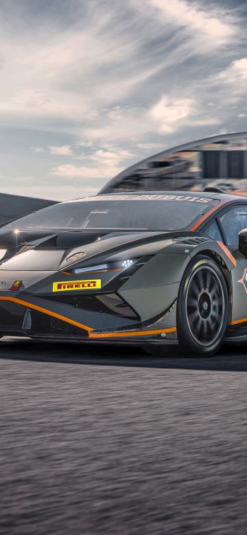 Lamborghini Huracán Super Trofeo EVO2, 2022, Race cars, 5K