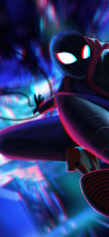 Miles Morales, Illustration, Spider-Man, Marvel Superheroes, Artwork, 5K, Spiderman