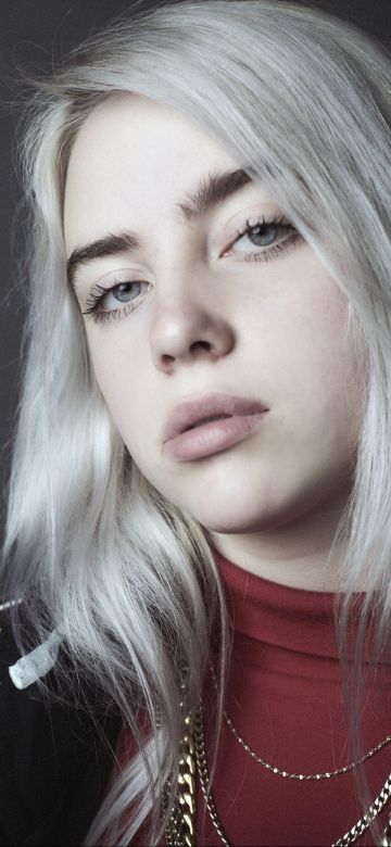 Billie Eilish, Portrait, American singer, 5K, 8K