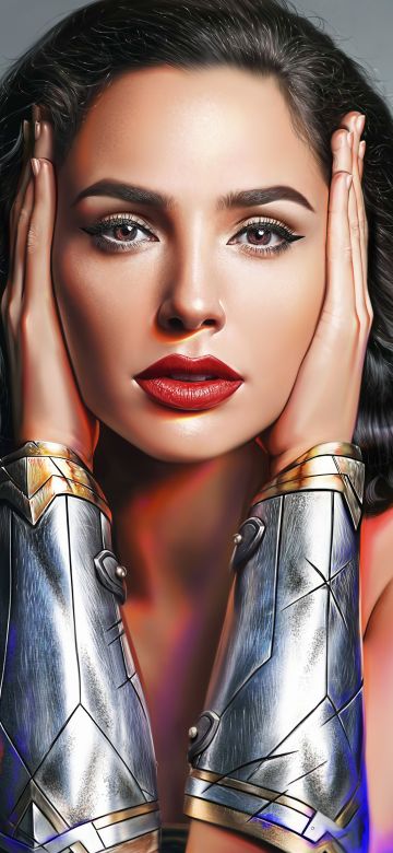 Gal Gadot, Wonder Woman, Portrait, Artwork, DC Superheroes, Diana Prince