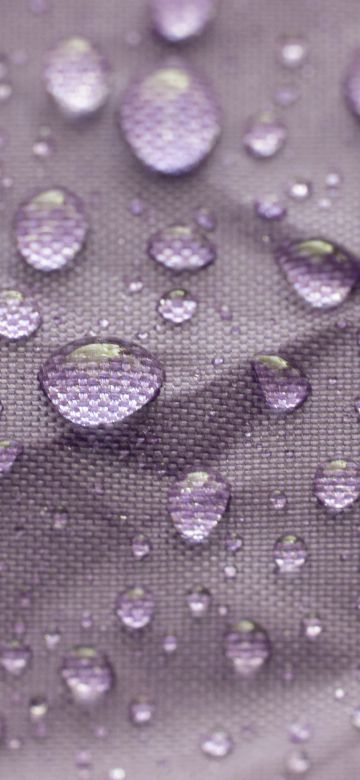 Water droplets, Pastel purple, Macro, Closeup, Fabric, Wet, Texture, Girly backgrounds, 5K