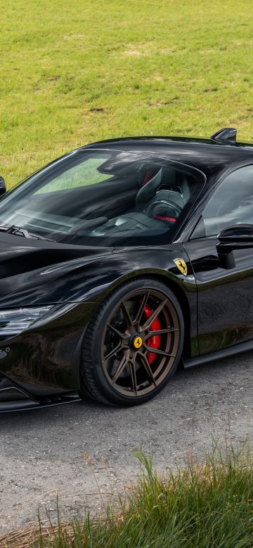 Novitec Ferrari SF90 Stradale, Performance Kit, 2021, 5K, Black cars