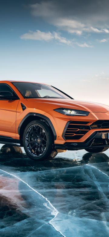 Lamborghini Urus, Super Sports SUV, Glacier, 2021, 5K, 8K