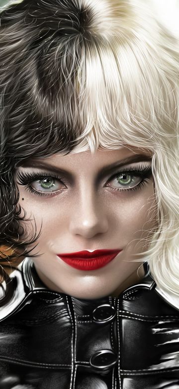 Cruella, Artwork, Emma Stone, 2021 Movies