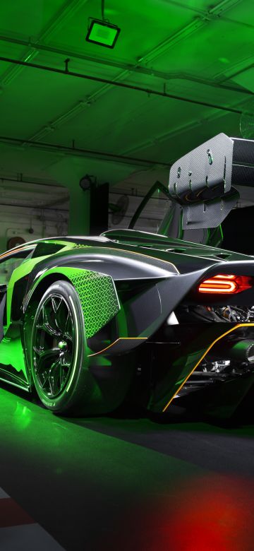 Lamborghini Essenza SCV12, Racing car, Hypercars, 2021, 5K