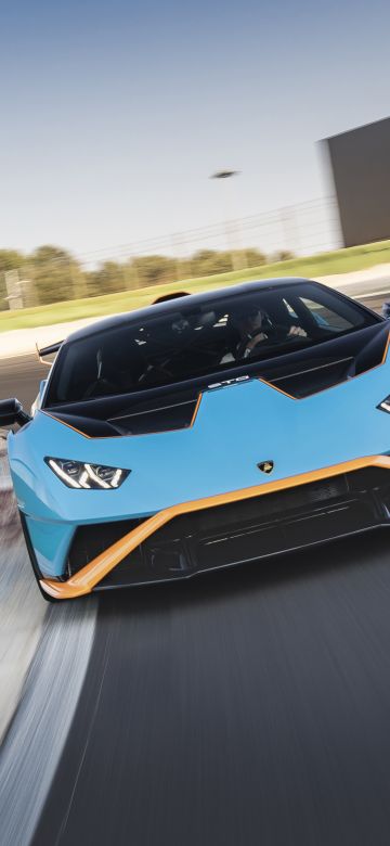 Lamborghini Huracán STO, Racing car, Sports cars, 2021, 5K